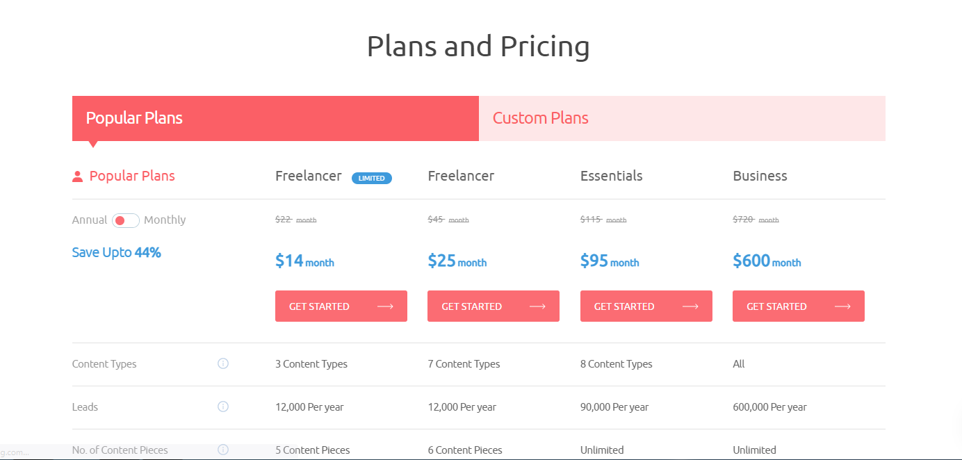 outGrow-pricing