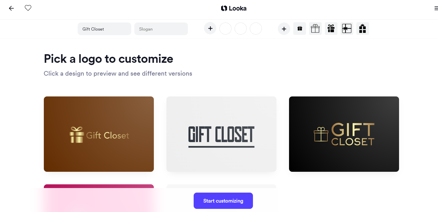 start-customization