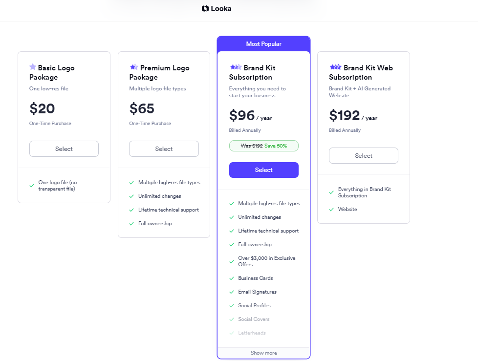 looka-pricing