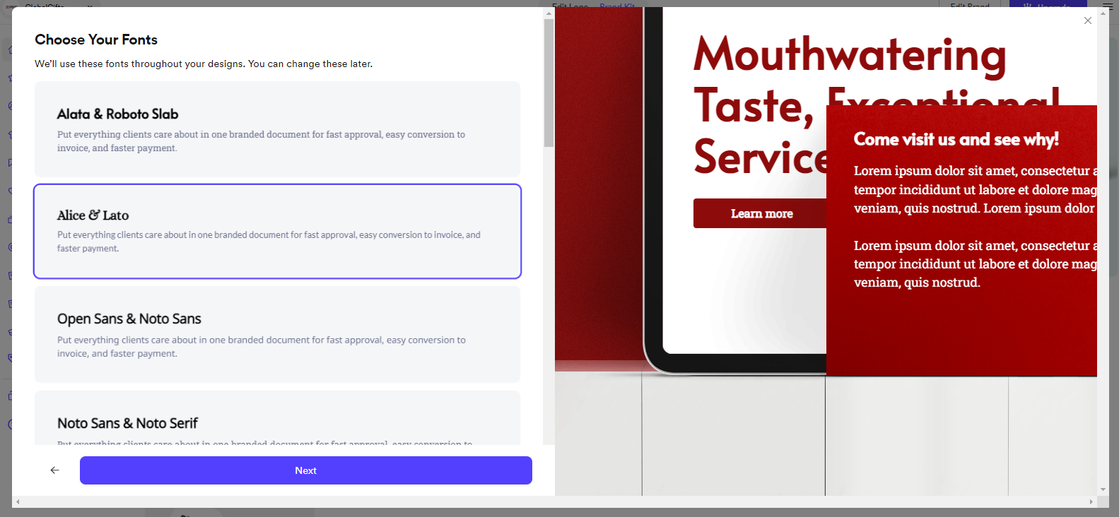 choose-font