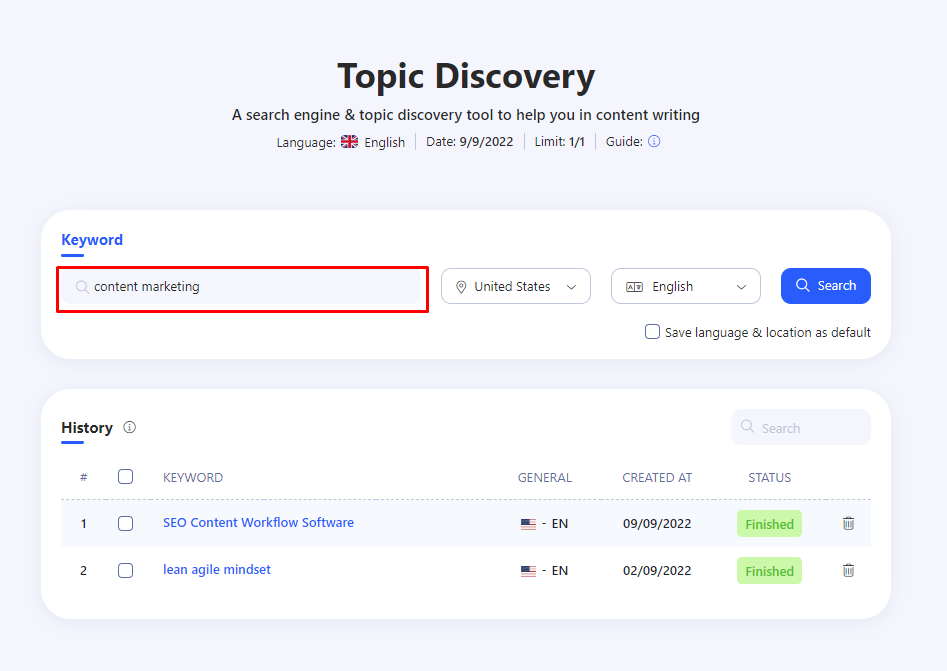 writerzen-feature-topic-discovery